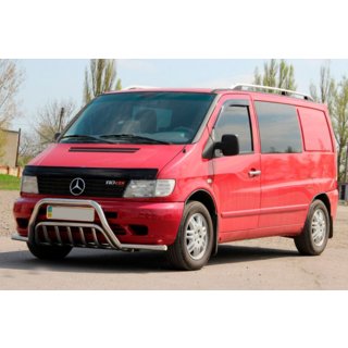 Frontbøjle med sidebøjler WT002 Plus (rustfrit stål) Mercedes Vito W638 1996–2003 foto 2