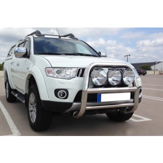 Kængurubøjle WT018 (rustfrit stål) Mitsubishi L200 2006–2015 foto 1