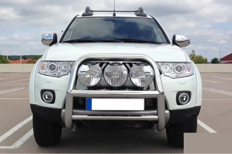 Mitsubishi L200 2006–2015 Kængurubøjle WT018 (rustfrit stål) Foto 2