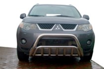 Mitsubishi Outlander 2006–2012 Bullbar WT002 (rustfrit stål) foto 1