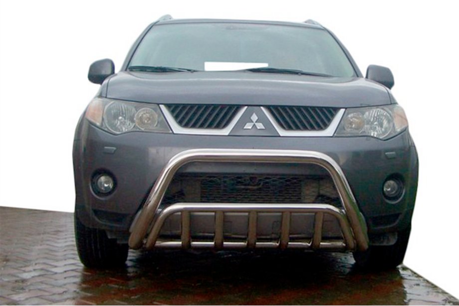 Mitsubishi Outlander 2006–2012 Bullbar WT002 (rustfrit stål) Image
