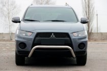 Mitsubishi Outlander 2006–2012 Kængurugitter WT007 (rustfrit stål) foto 1