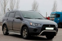 Mitsubishi Outlander 2006–2012 Kængurugitter WT007 (rustfrit stål) foto 3