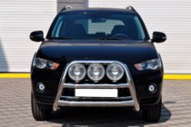 Mitsubishi Outlander 2006–2012 Kængurubøjle WT018 (2010-2012, rustfrit stål) foto 1