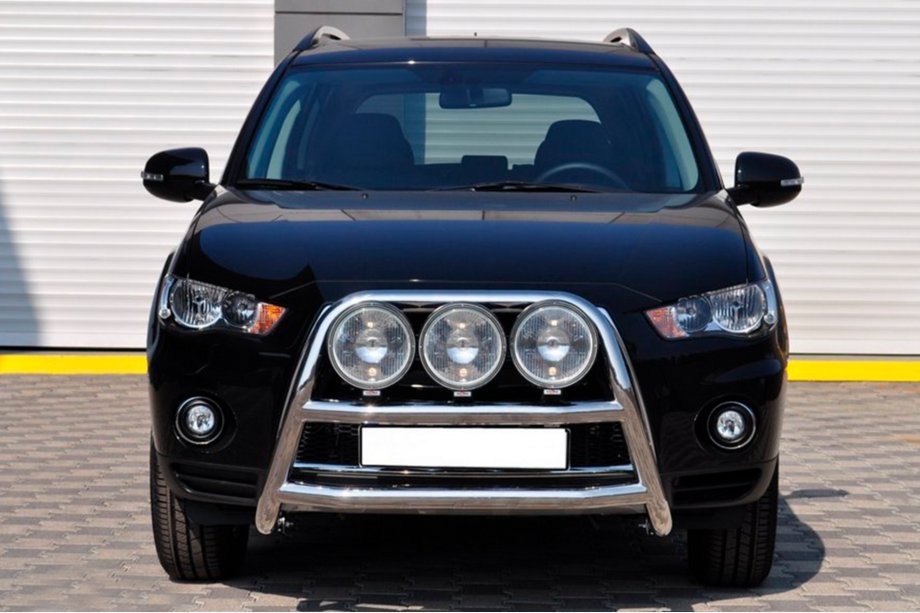 Mitsubishi Outlander 2006–2012 Kængurubøjle WT018 (2010-2012, rustfrit stål) Image