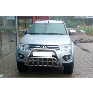 Frontbøjle WT002 (rustfrit stål) Mitsubishi Pajero Sport 2008–2015 foto 1