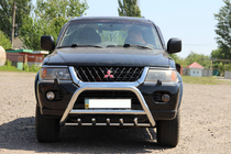 Mitsubishi Pajero Sport 1996–2007 Kængurugitter WT003 (rustfrit stål) foto 4