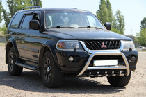 Mitsubishi Pajero Sport 1996–2007 Kængurugitter WT003 (rustfrit stål) foto 3