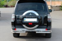Mitsubishi Pajero Wagon IV 2006–2021 Bagbøjle AK003 Dobbelt (rustfri) foto 2