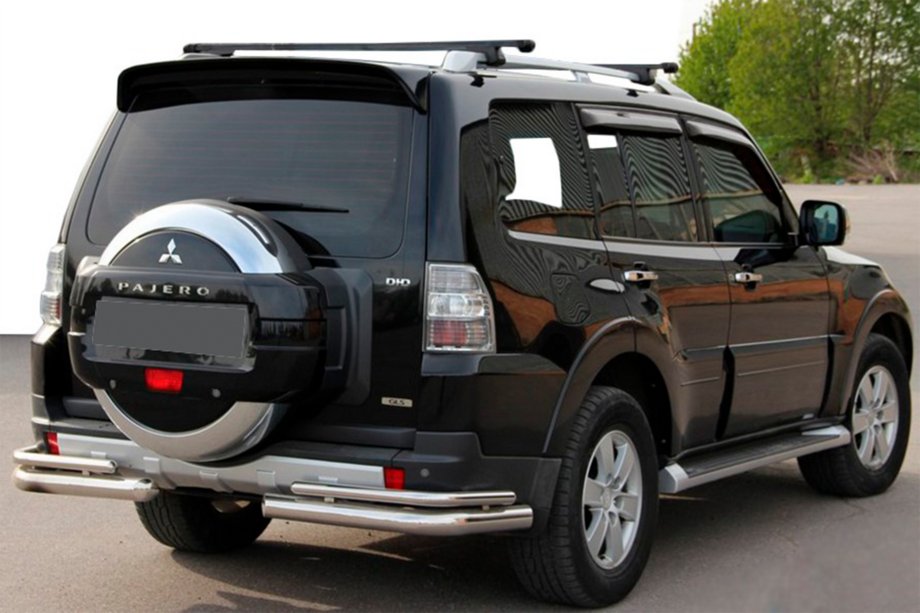 Mitsubishi Pajero Wagon IV 2006–2021 Bagbøjle AK003 Dobbelt (rustfri) Image