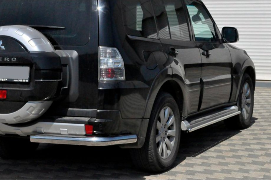 Mitsubishi Pajero Wagon IV 2006–2021 Bagbøjle AK003 (rustfrit stål) Image