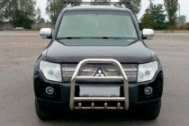 Mitsubishi Pajero Wagon IV 2006–2021 Bullbar QT007 (rustfrit stål) foto 1