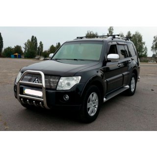 Bullbar QT007 (rustfrit stål) Mitsubishi Pajero Wagon IV 2006–2021 foto 2