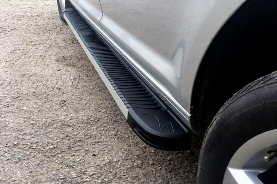 Volkswagen Caddy 2010–2015 MAYA sidestrin (2 stk., aluminium) Image