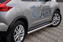 Nissan Juke 2010–2019 Siderør Ø60 (2 stk., rustfrit stål) foto 2