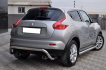 Nissan Juke 2010–2019 Siderør Ø60 (2 stk., rustfrit stål) foto 4