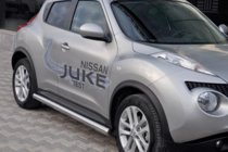 Nissan Juke 2010–2019 Siderør Ø60 (2 stk., rustfrit stål) foto 1