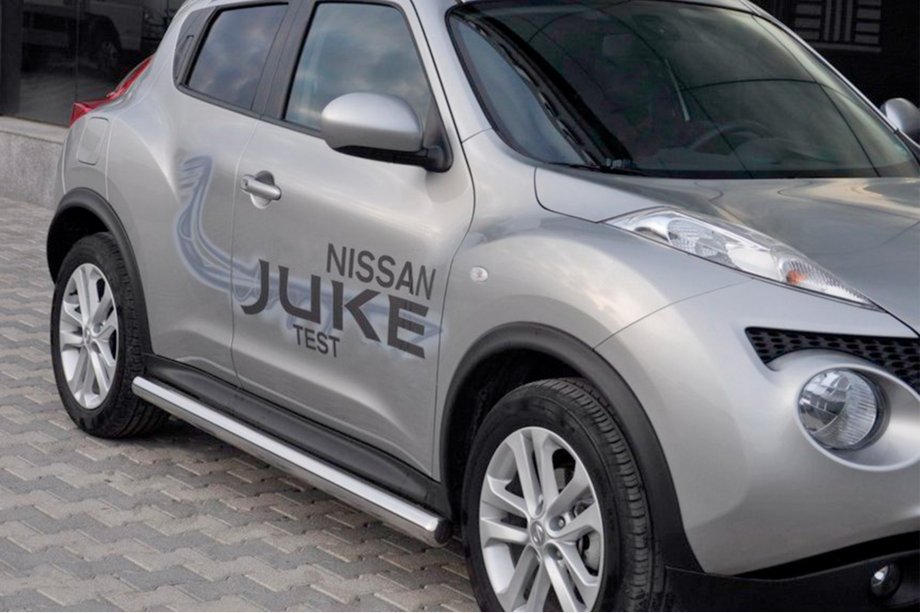 Nissan Juke 2010–2019 Siderør Ø60 (2 stk., rustfrit stål) Image