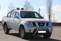 Nissan Navara 2006–2015 Kængurugitter WT003 (rustfrit stål) foto 5