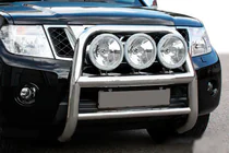 Nissan Navara 2006–2015 Bullbar WT018 (rustfrit stål) foto 1