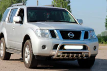 Nissan Navara 2006–2015 Kængurubøjle WT008 (rustfrit stål) foto 2
