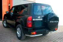Nissan Patrol Y61 1997–2011 Baghjørner AK003 (2 stk., rustfrit stål) foto 1