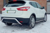 Nissan Qashqai 2014–2021 Bageste bøjle AK007-1 (rustfrit stål) foto 5