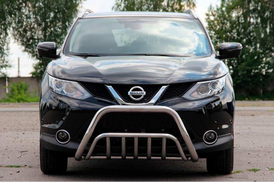 Nissan Qashqai 2014–2021 Kængurugitter WT002 (rustfrit stål) Image