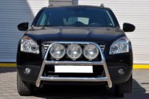Nissan Qashqai 2010–2014 Kængurubøjle WT018 (rustfrit stål) foto 1