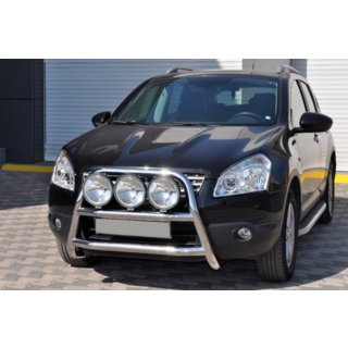 Kængurubøjle WT018 (rustfrit stål) Nissan Qashqai 2010–2014 foto 3