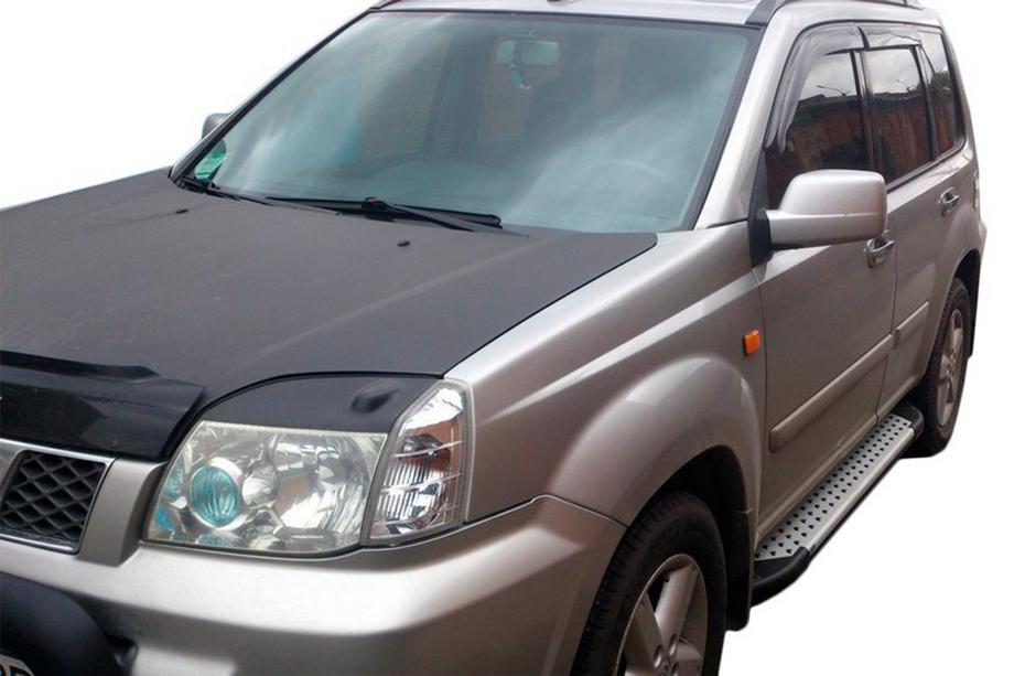 Nissan X-trail T30 2002–2007 Sidetrin Allmond Grey (2 stk., aluminium) Image