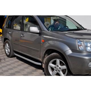 Fullmond sidetrin (2 stk., aluminium) Nissan X-trail T30 2002–2007 foto 4