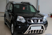 Nissan X-trail T31 2007–2014 Frontbøjle WT002 (rustfri) foto 5