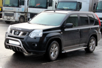 Nissan X-trail T31 2007–2014 Frontbøjle WT002 (rustfri) foto 3