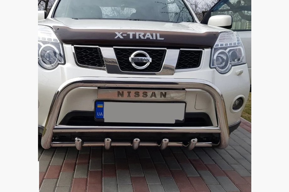 Nissan X-trail T31 2007–2014 Frontbøjle WT003 (rustfrit stål) Foto 10