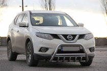 Nissan X-trail T32/Rogue 2014–2021 Kængurugitter WT003 (rustfrit stål) foto 5