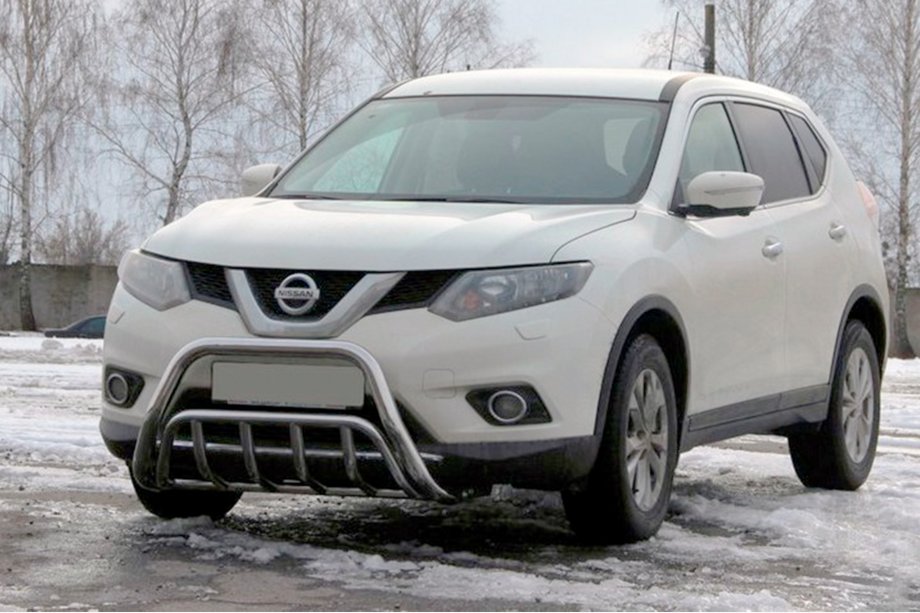 Nissan X-trail T32/Rogue 2014–2021 Kængurugitter WT002 (rustfrit stål) Image