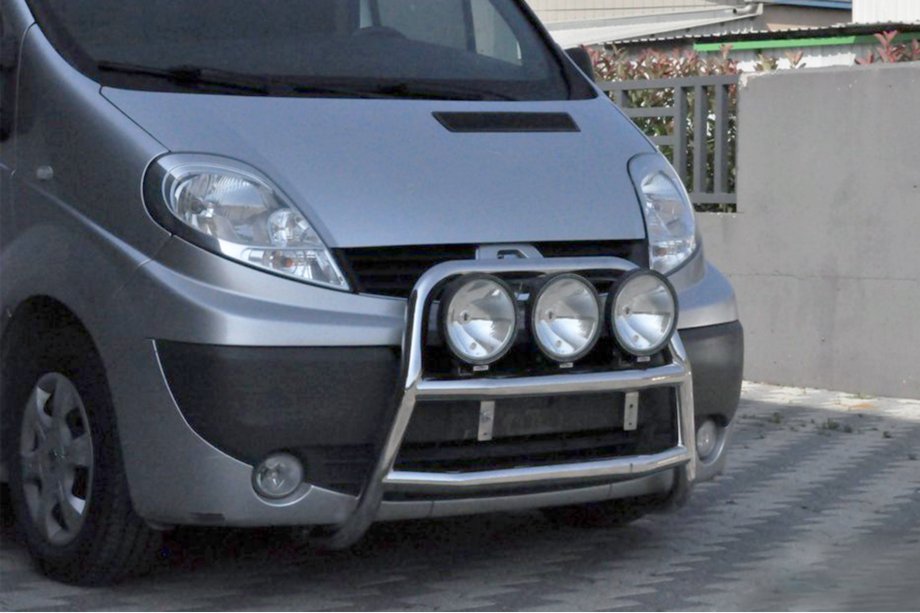 Renault Trafic 2001–2015 Kængurubøjle WT018 (rustfrit stål) Image
