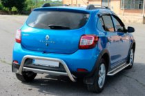 Dacia Sandero 2013–2020 Bageste bøjle AK007 (rustfrit stål) foto 2