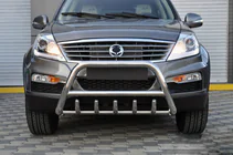 SsangYong Rexton I 2001–2017 Kængurugitter WT003 (rustfrit stål) foto 3