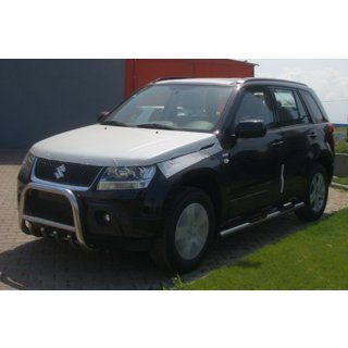 Bullbar QT006 (rustfrit stål) Suzuki Grand Vitara 2005–2017 foto 3