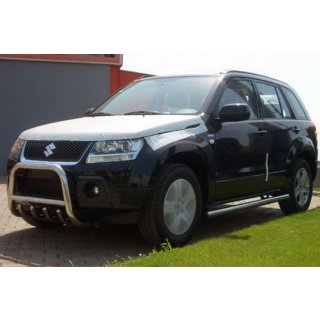 Bullbar QT006 (rustfrit stål) Suzuki Grand Vitara 2005–2017 foto 1