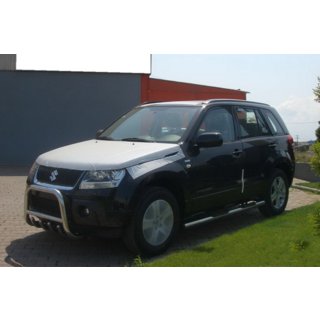 Bullbar QT006 (rustfrit stål) Suzuki Grand Vitara 2005–2017 foto 2