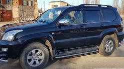 Toyota Land Cruiser Prado 120 2002–2009 Beskyttelse til sidetrin BB004 (2 stk., rustfrit stål) foto 2