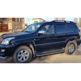 Beskyttelse til sidetrin BB004 (2 stk., rustfrit stål) Toyota Land Cruiser Prado 120 2002–2009 foto 2