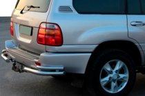 Toyota Land Cruiser 100 1998–2007 Bageste hjørner AK003-Double (2 stk., rustfri) foto 1