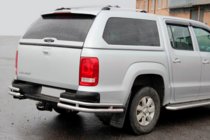 Volkswagen Amarok 2010–2022 Bageste hjørner AK003-Double (2 stk., rustfri) foto 2