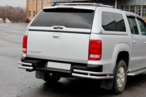 Volkswagen Amarok 2010–2022 Bageste hjørner AK003-Double (2 stk., rustfri) foto 3