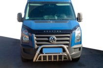 Volkswagen Crafter 2006–2016 Kængurugitter WT002 (rustfrit stål) foto 1