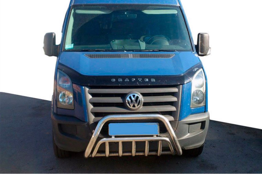 Volkswagen Crafter 2006–2016 Kængurugitter WT002 (rustfrit stål) Image